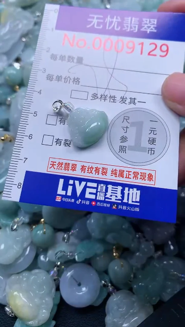 颈饰未镶嵌翡翠9129