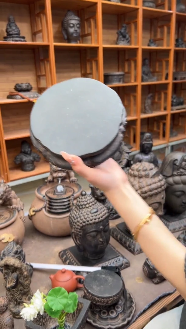 陶土【火山泥】金箍坛底座