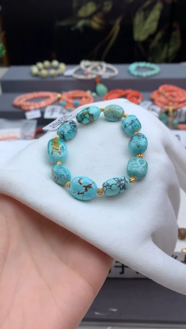 未镶嵌绿松石手串洋.D104