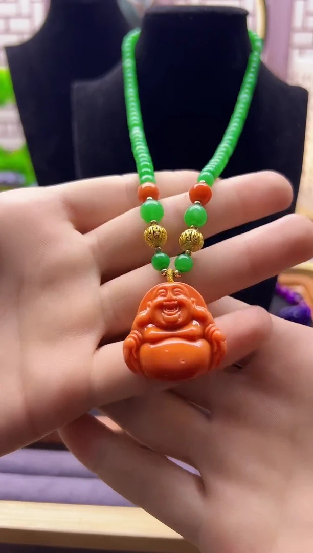 【闪购商品】翡翠颈饰14K金镶嵌X34