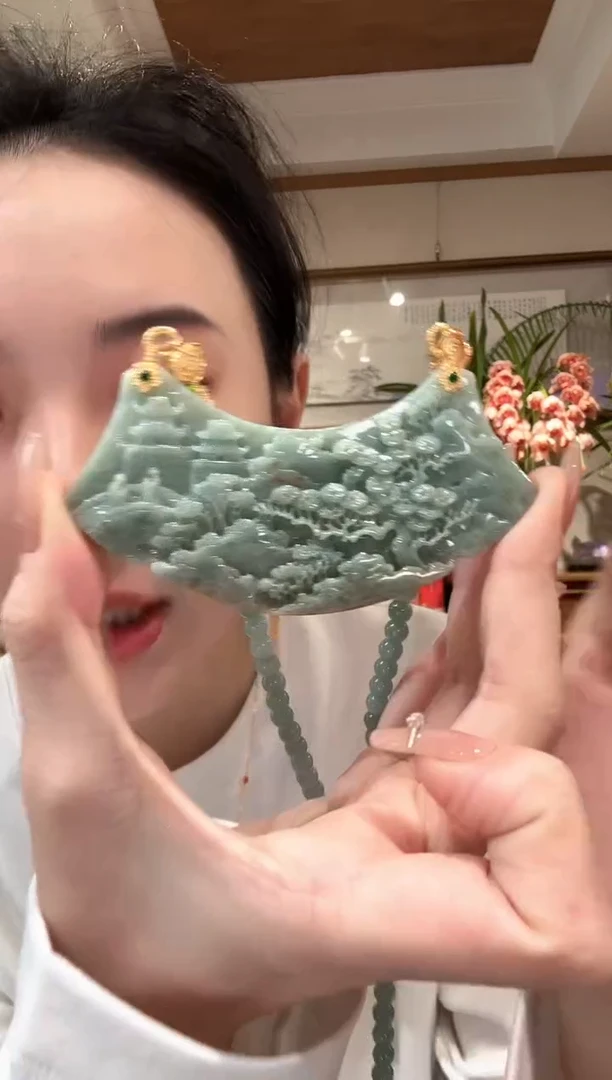 【闪购商品】翡翠颈饰未镶嵌国风