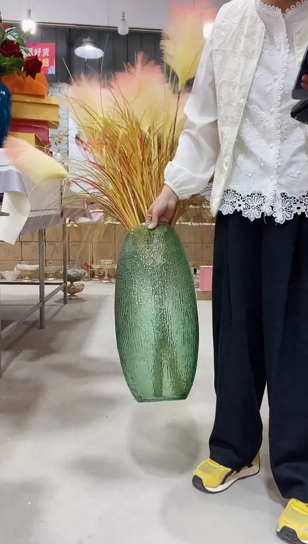 绿色菩提花瓶一个50cm高【不带花】