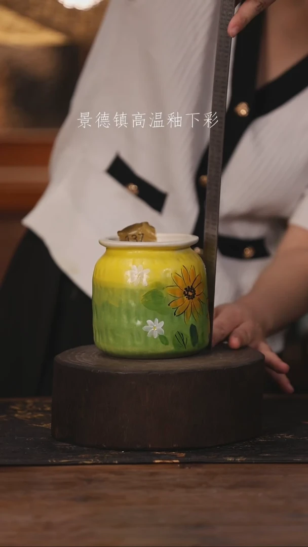 陶瓷景德镇高温釉下手绘陶瓷137