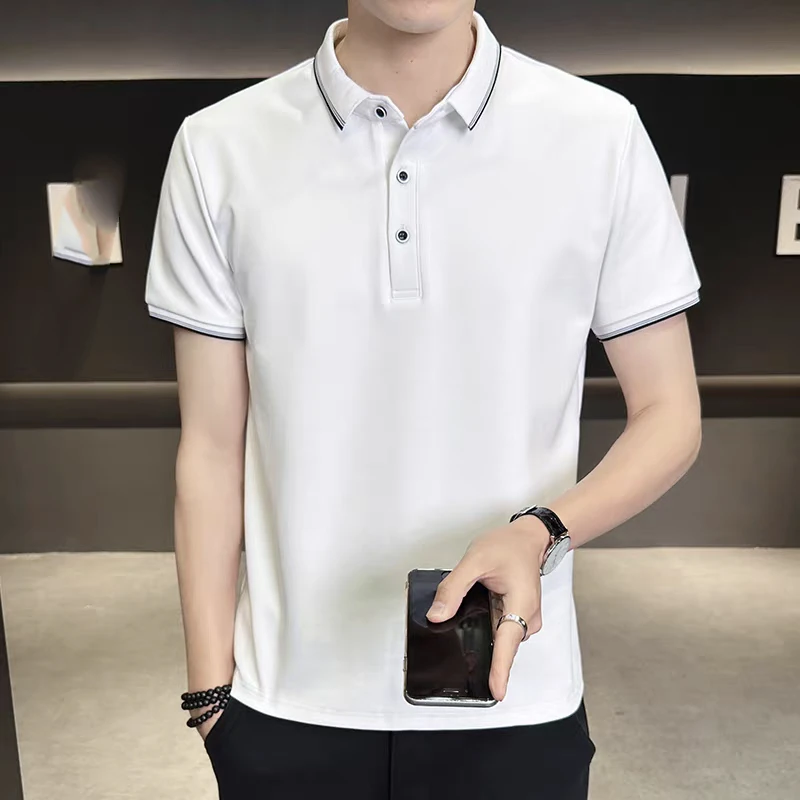 6605夏季男士短袖POLO衫