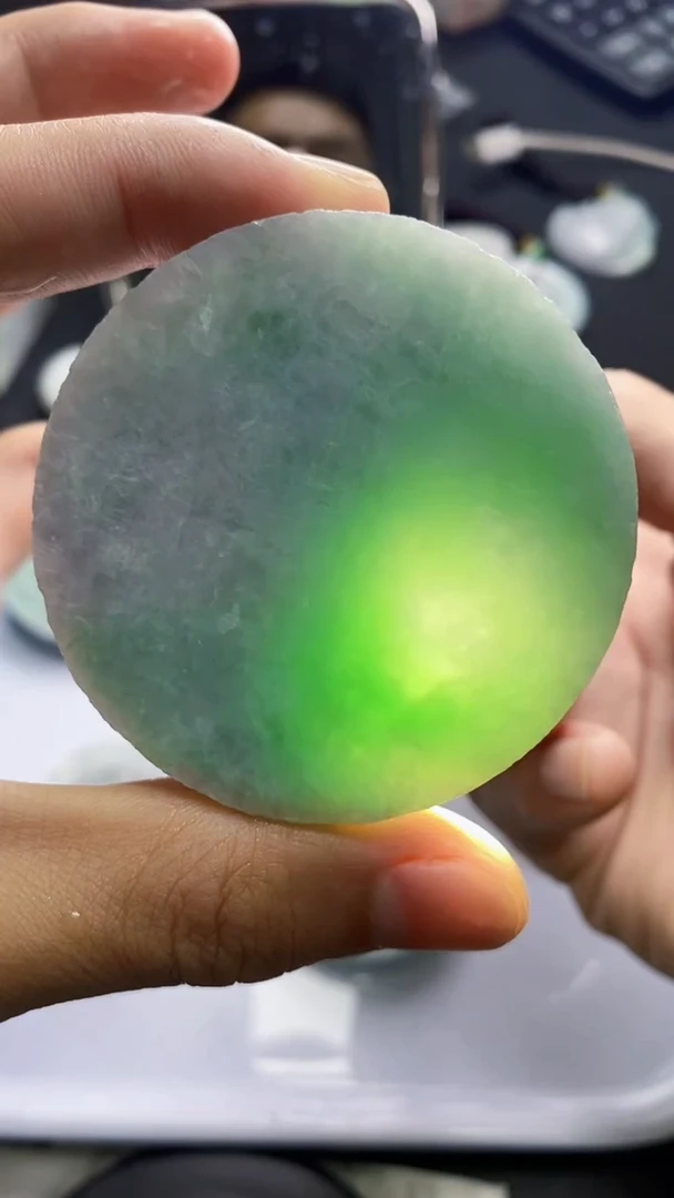 裸石翡翠天然缅甸A货【海】21