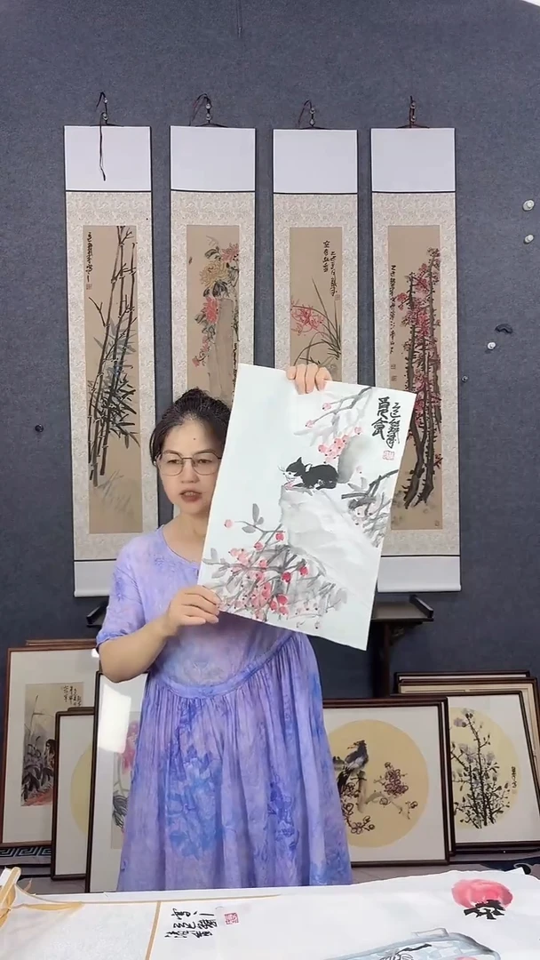 国画42*32吴铁成作品