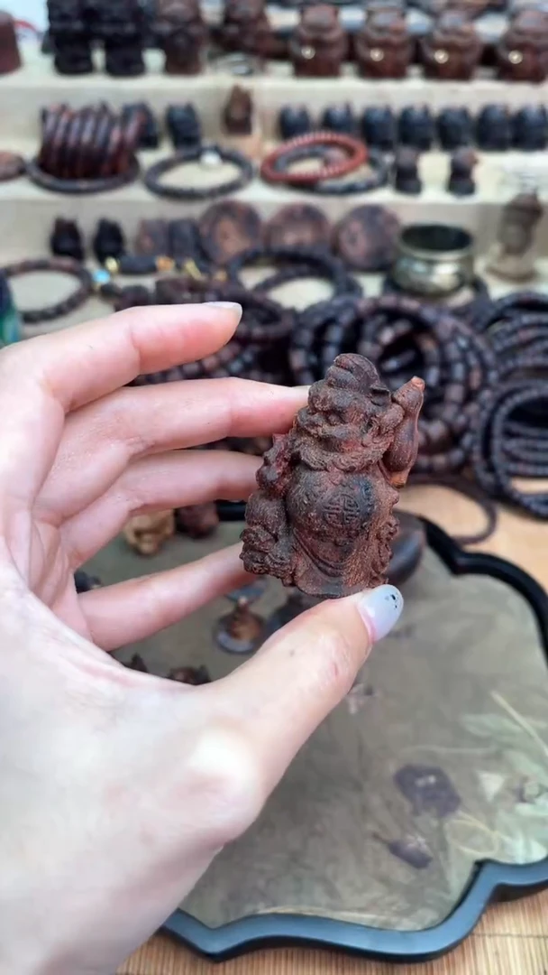 降真香无事牌5.0的判官钟馗雕刻