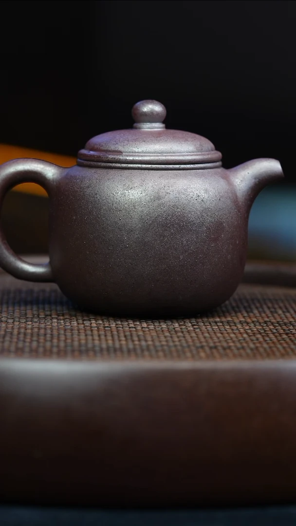 茶壶紫砂梦**林柴烧匏尊-HBX