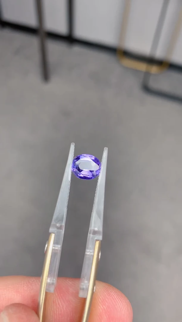 裸石彩色蓝宝石2.02ct 无烧紫蓝宝