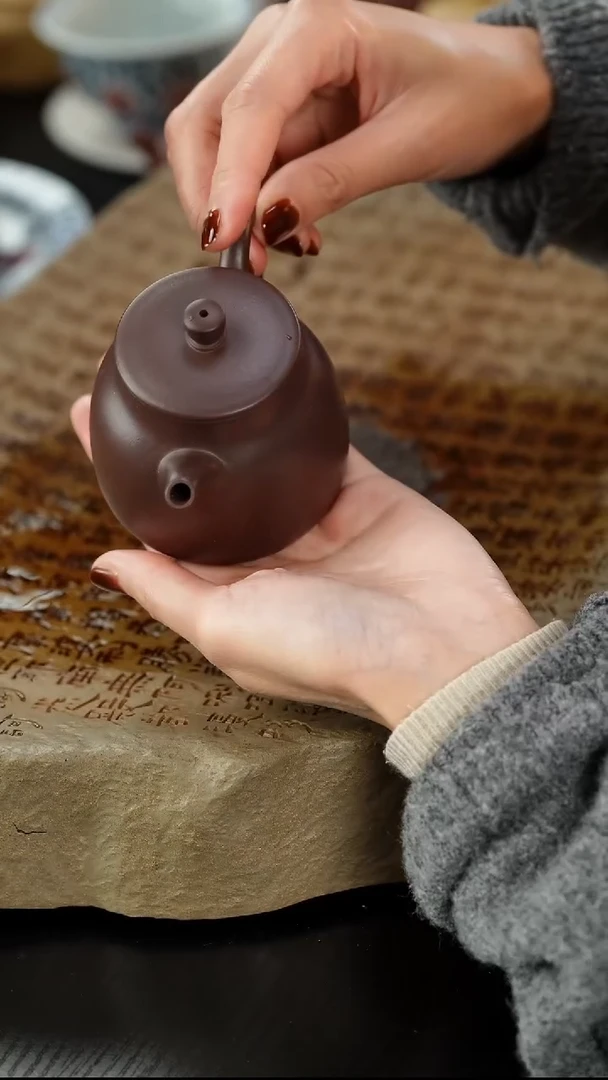 茶壶紫砂赵**.青灰段晋铎130cc