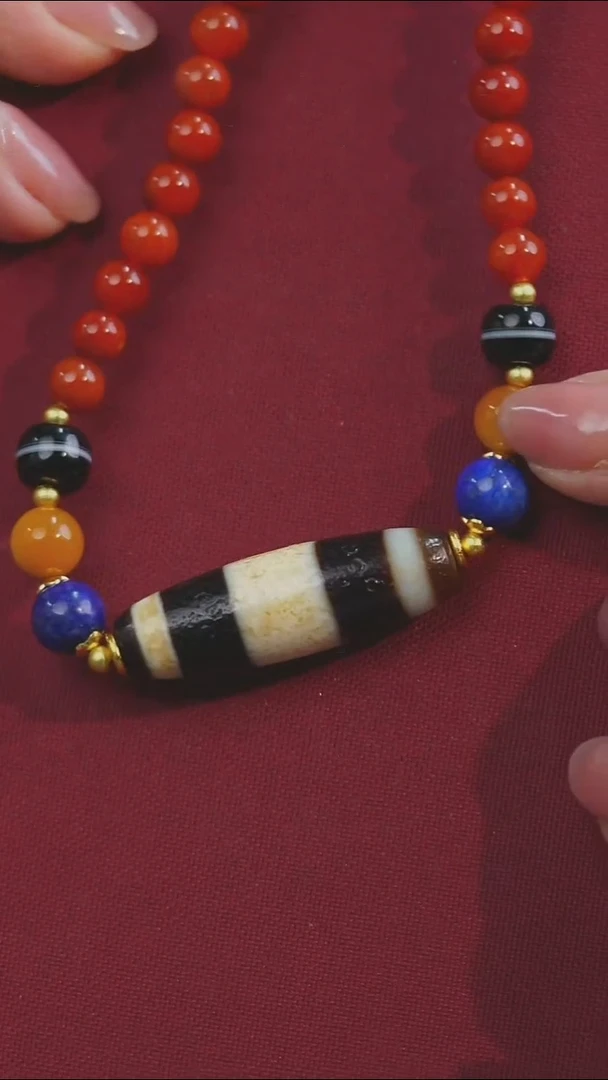 玛瑙/玉髓项链未镶嵌多样性发其一