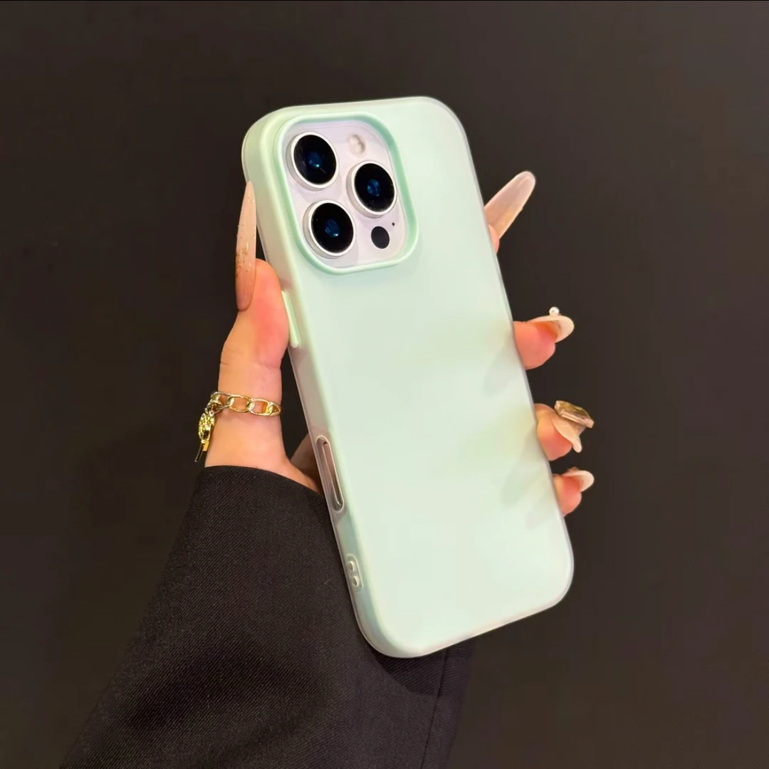奥菲顿夏日小清新肤感果冻适用iPhone16苹果华为vivo小米15oppo套