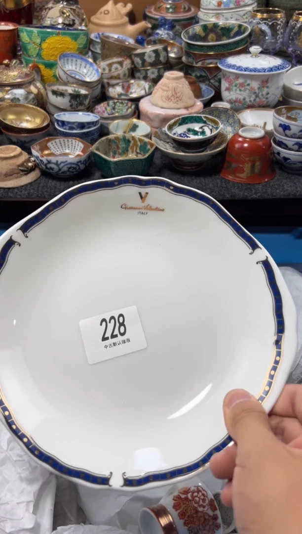 瓷片萌*鱼夏目海外回流瓷器中古品。