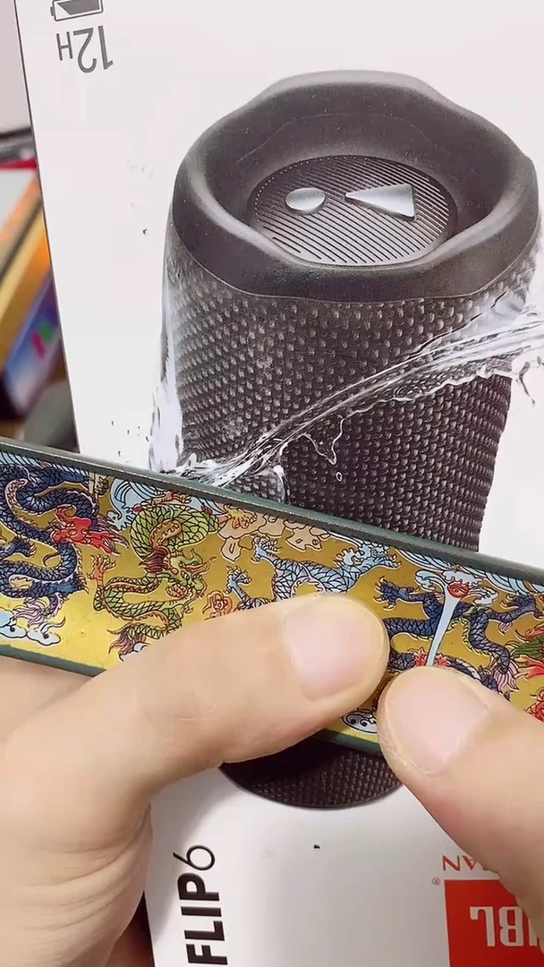 随*雨700号密胺瓷器密胺瓷器杂货音响耳机（万花6 黑色