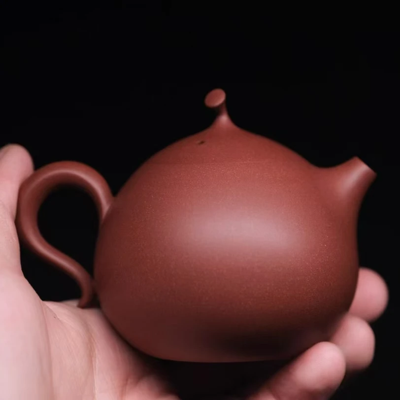 【云山茶语】陈钿柚式手拉壶潮州纯手工原矿紫泥满天星壶115cc