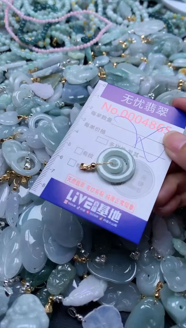 翡翠未镶嵌吊坠(不含链)4865