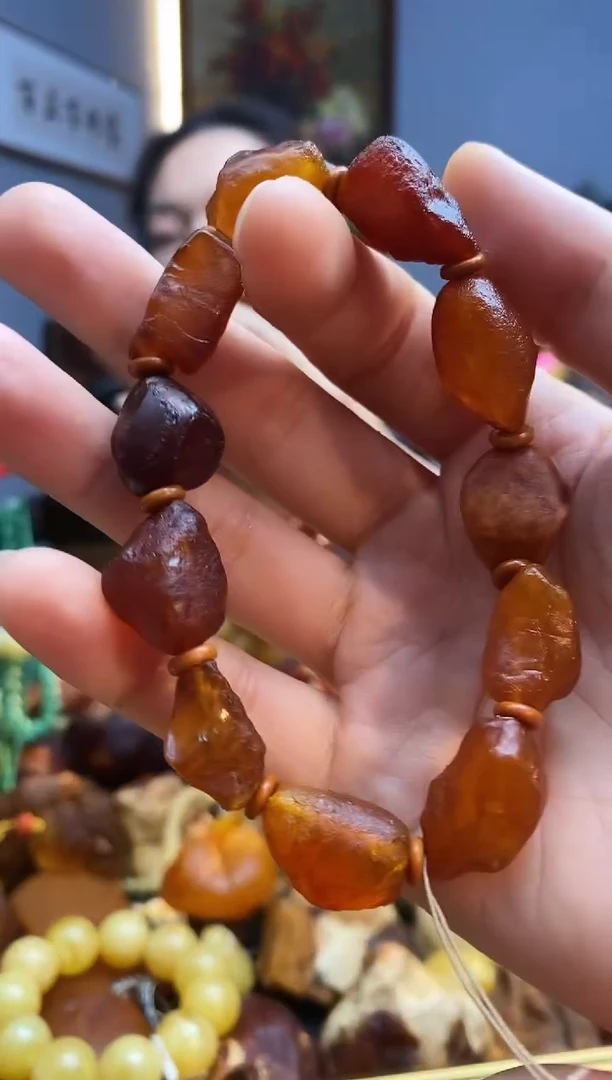 手串琥珀未镶嵌手串