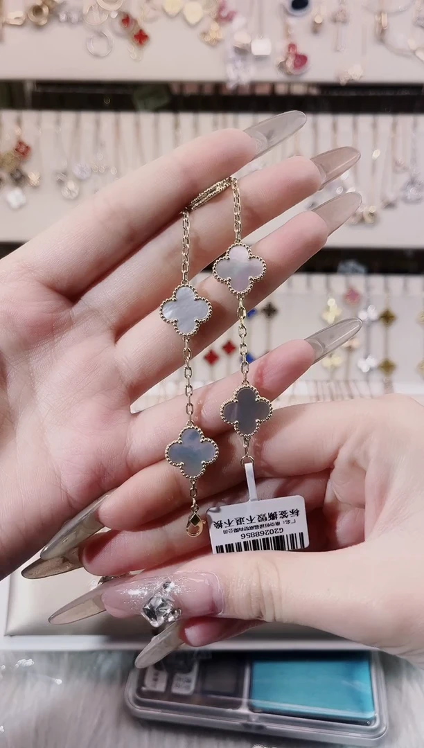 【闪购商品】贝壳（贝母）手链18K金镶嵌18K金镶嵌 K黄