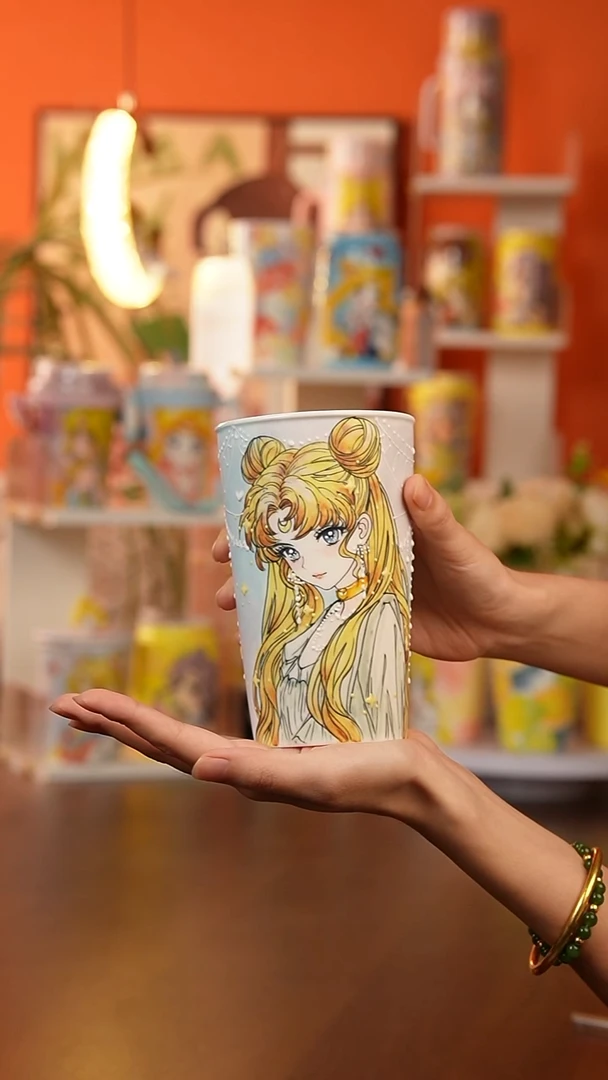 景德镇手工手绘文创陶瓷杯