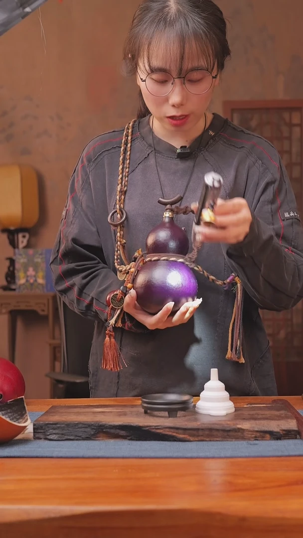 1038号链接精品大漆葫芦现货现发[一物一拍]