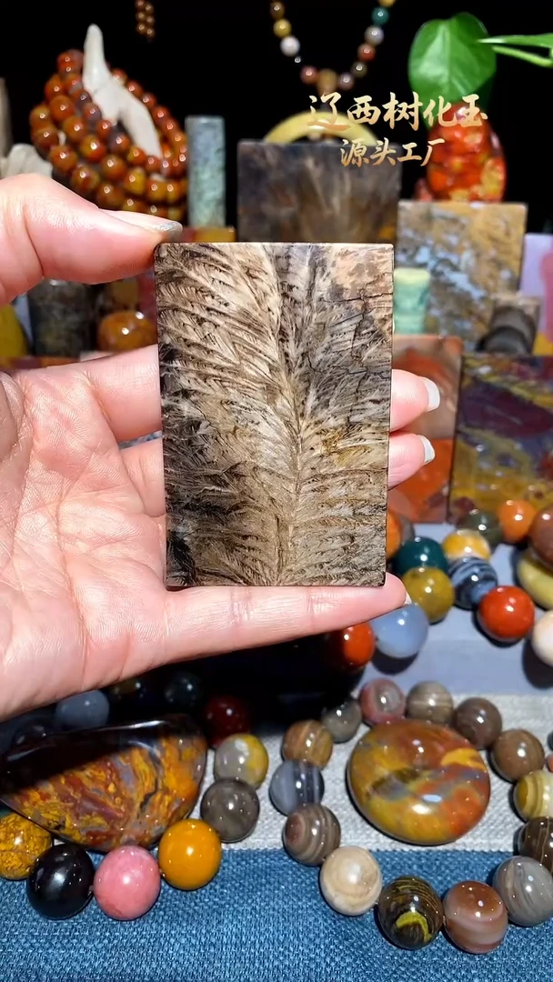 未镶嵌-硅化玉桓天然北票硅化玉吊坠