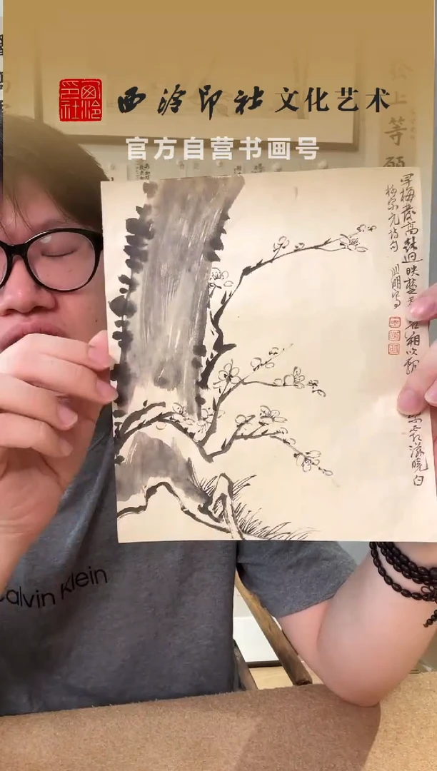 书法S****s金老师 梅花 软片