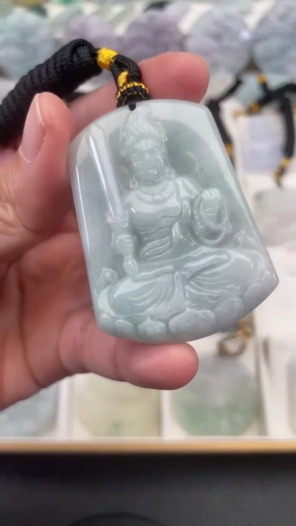 颈饰未镶嵌翡翠天然缅甸翡翠A货68