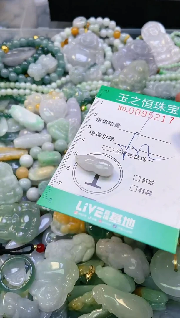 翡翠未镶嵌颈饰闪购0095217