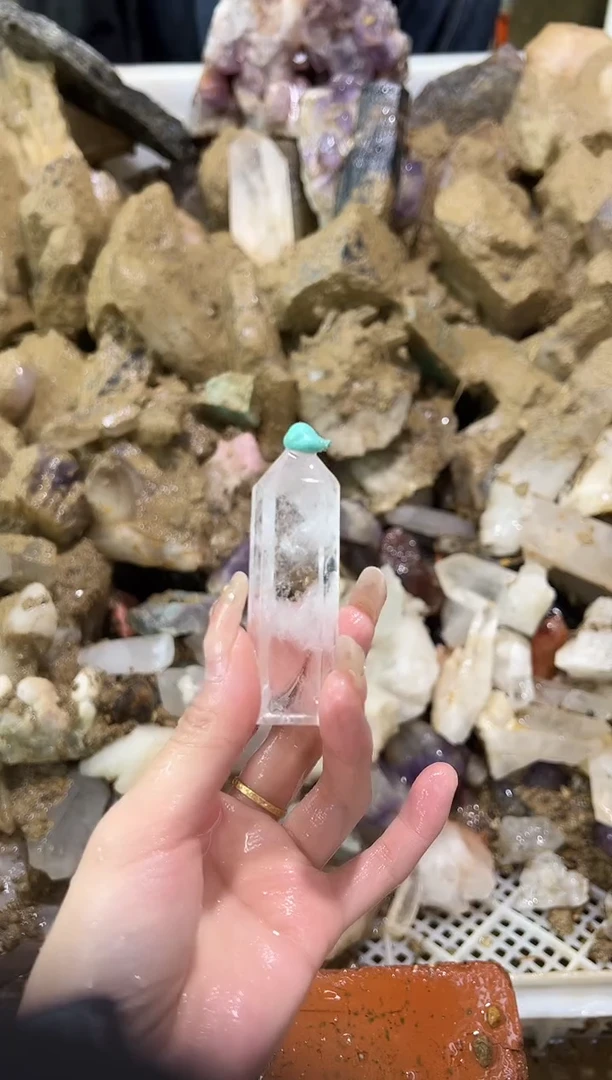 未镶嵌大型摆件（非配饰）水晶白水晶柱子722
