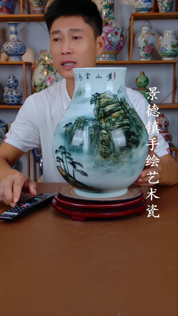 现代景德镇手工手绘陶瓷摆件26