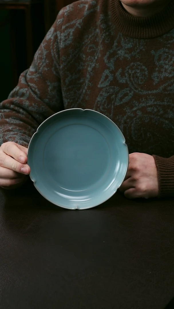 【闪购商品】其他汝官窑中号葵口洗32