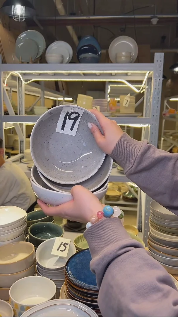 瓷21高温釉下彩陶瓷餐具