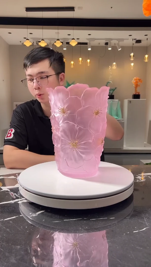 摆件巴比特美学 牡丹花花器
