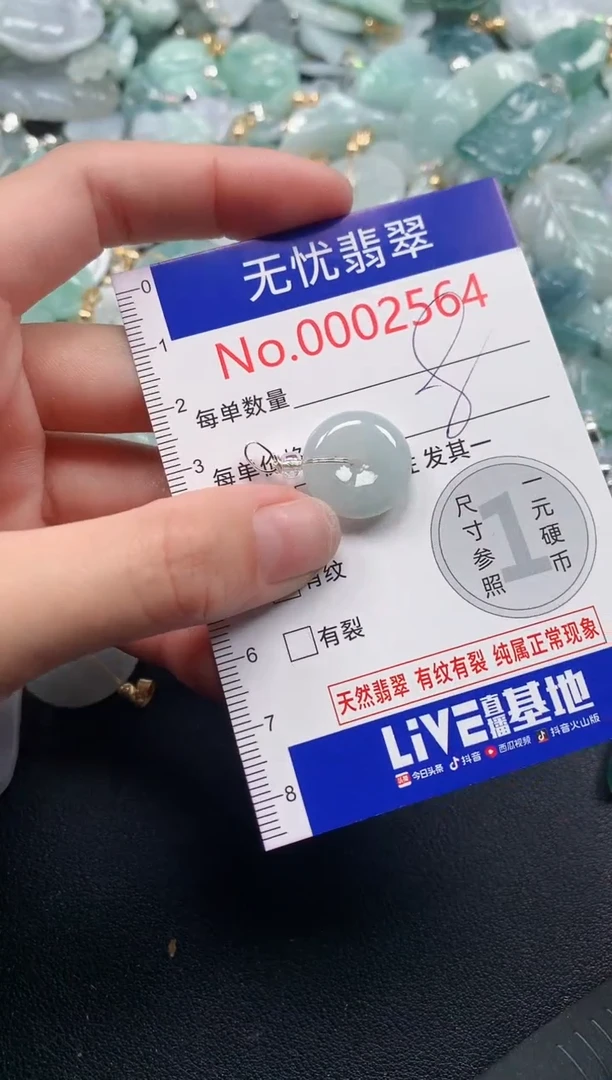 吊坠(不含链)未镶嵌翡翠2564