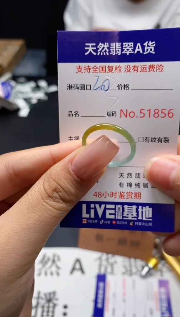未镶嵌戒指翡翠天然A货翡翠1856