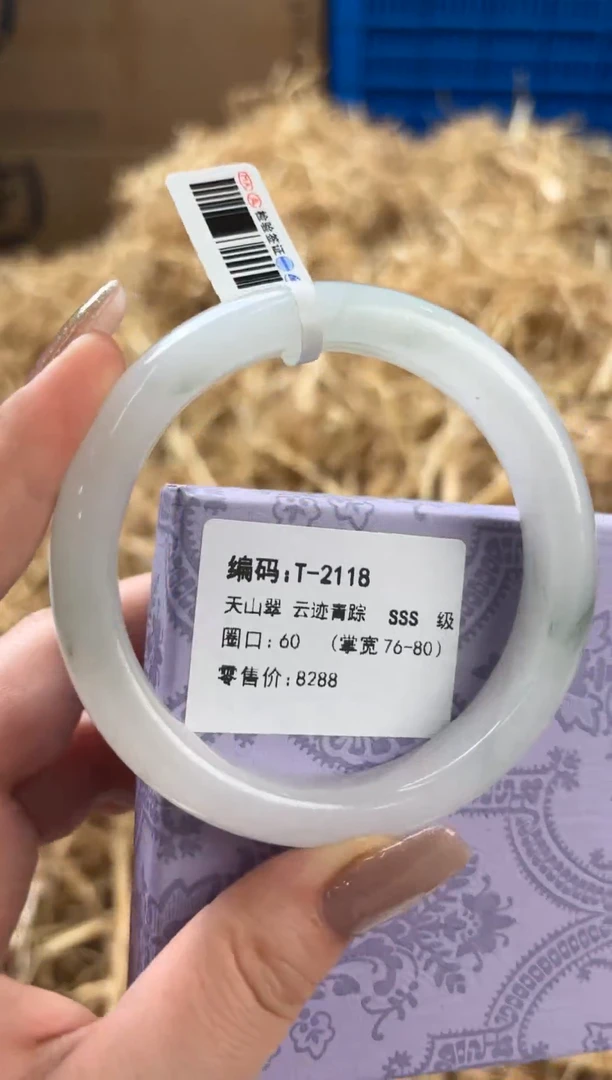未镶嵌手镯石英质玉T-2118