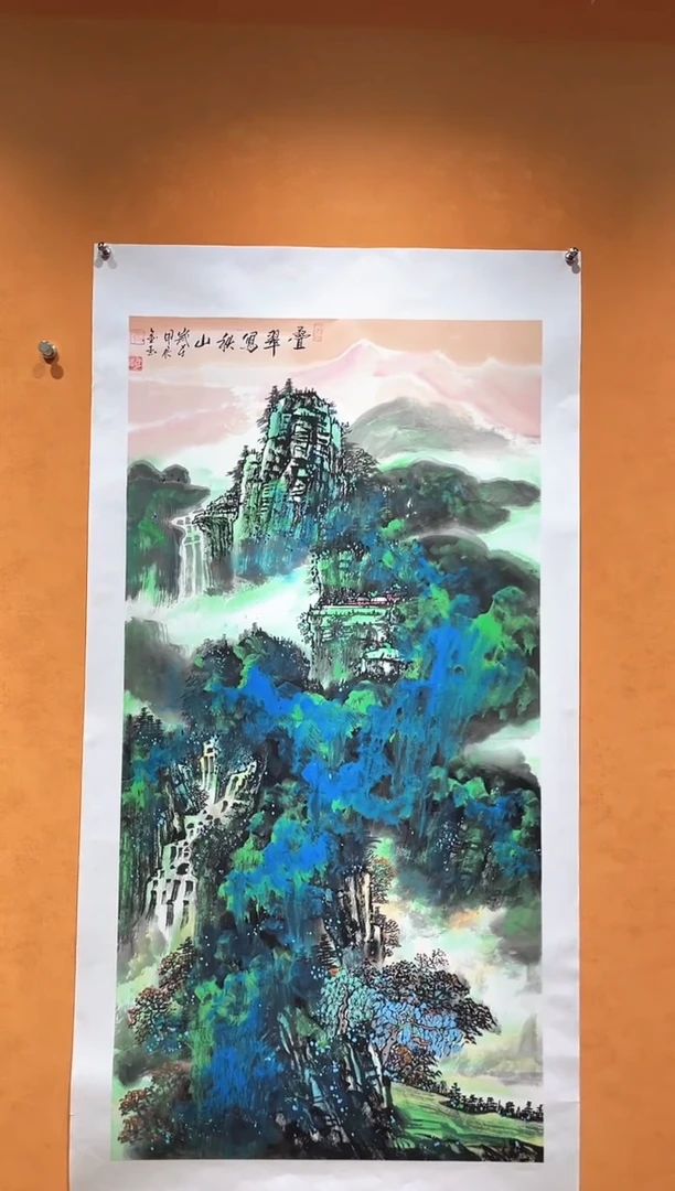 国画刘金玉老师亲笔手绘