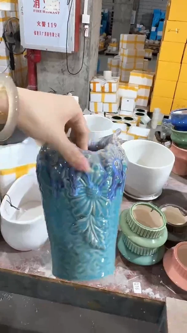 高温陶瓷花盆+E2