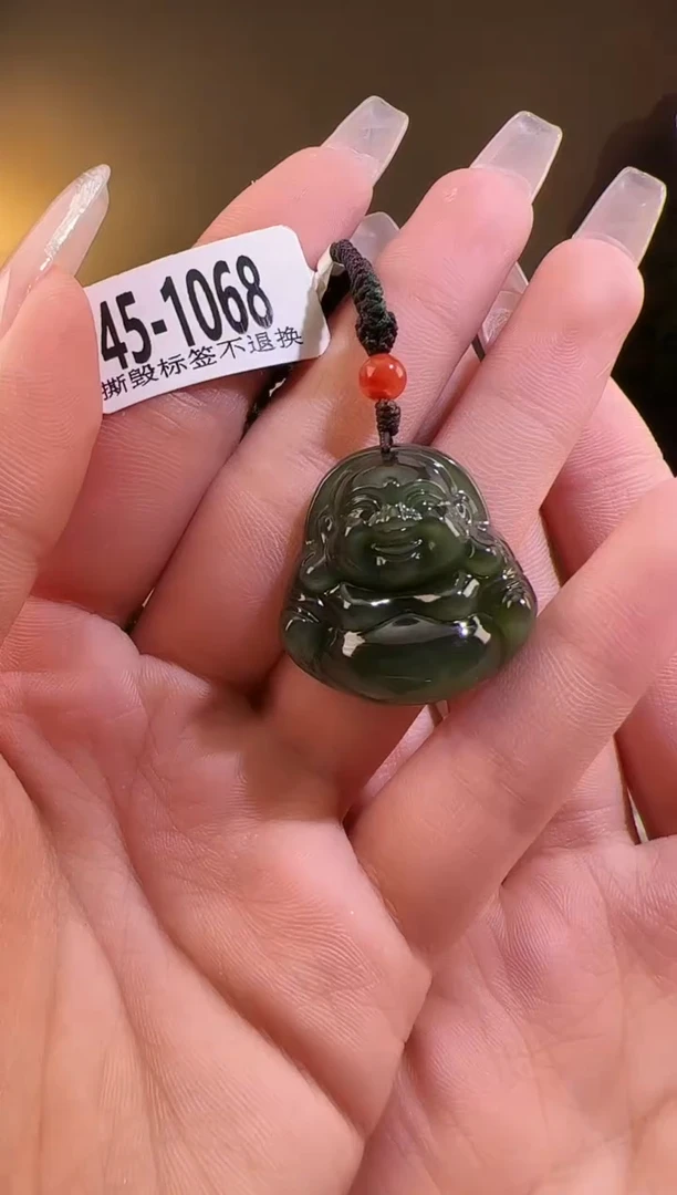 【闪购商品】和田玉颈饰未镶嵌佛公1068