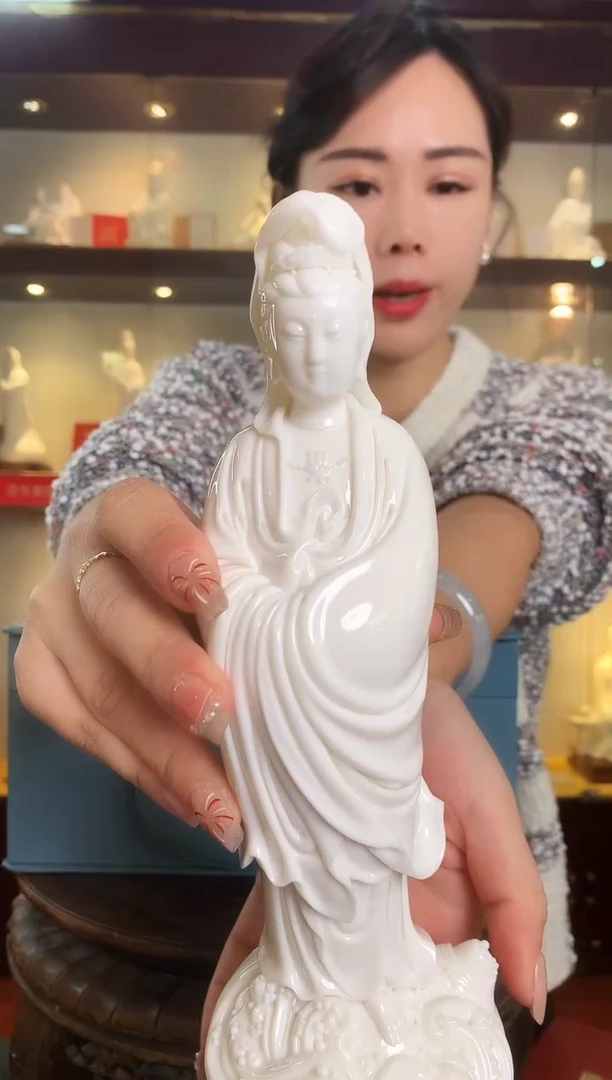 【闪购商品】摆件德化白瓷 渡海观音