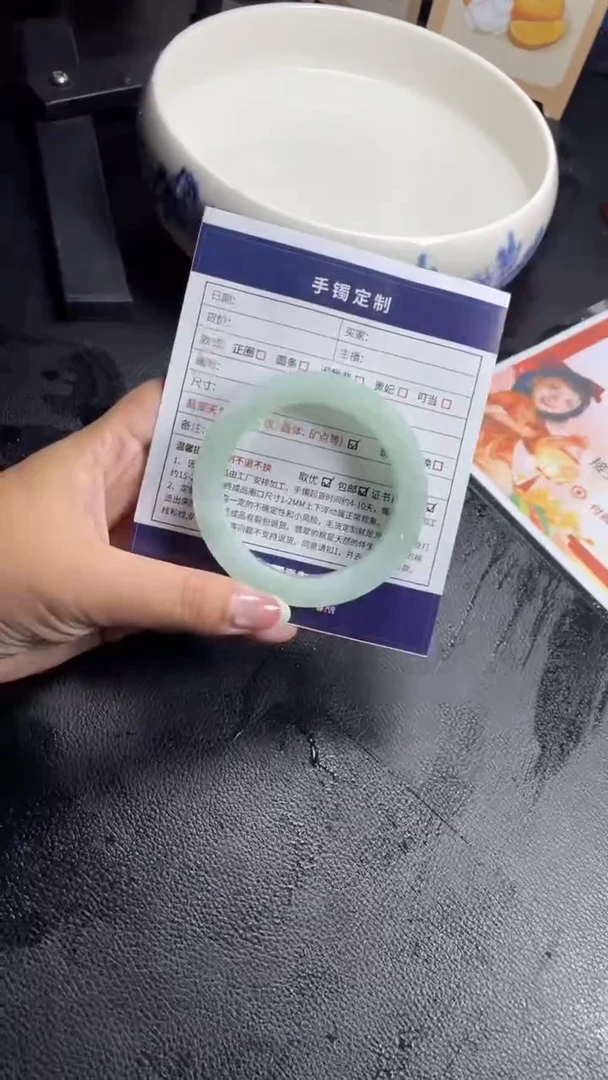 未镶嵌手镯定制翡翠徽*子SZHF02DZS