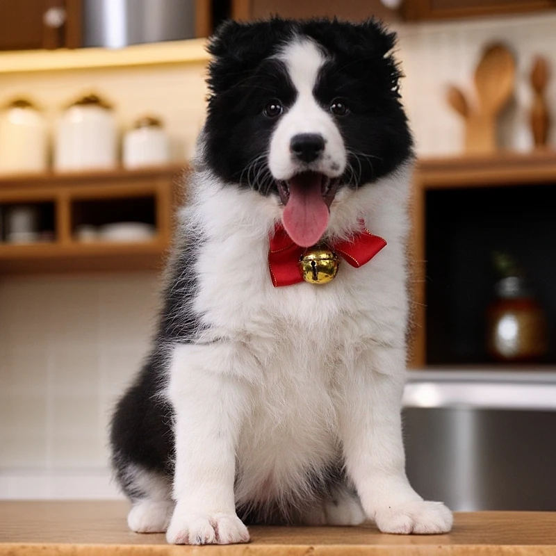 豆豆 宝哥聊边牧黑白活体宠物狗小狗狗小狗幼犬