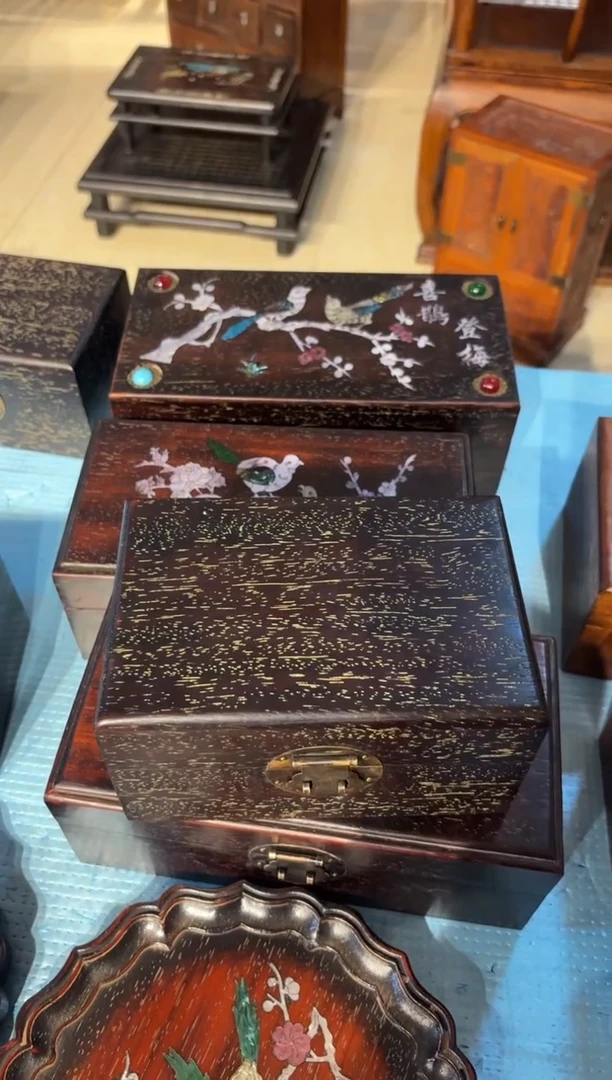 木紫檀木首饰盒工艺品