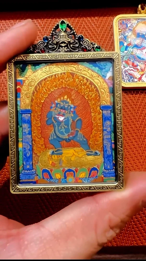 吊坠嘴哥严选——1221黑财神唐卡