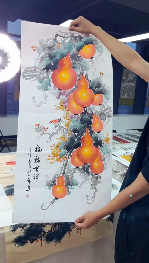 国画匠铜文心精选国画风系列HF016