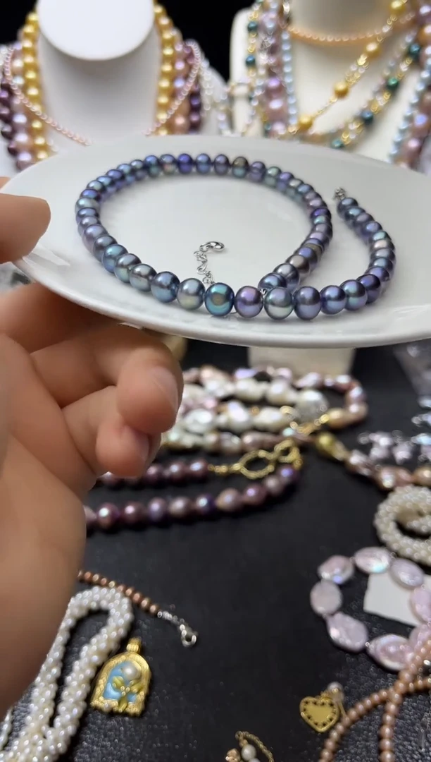 淡水珍珠未镶嵌颈饰多人