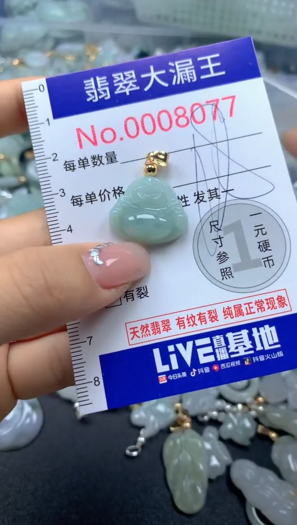 颈饰未镶嵌翡翠8077