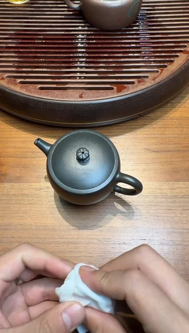 【闪购商品】紫砂茶壶吴水勤棋奁14