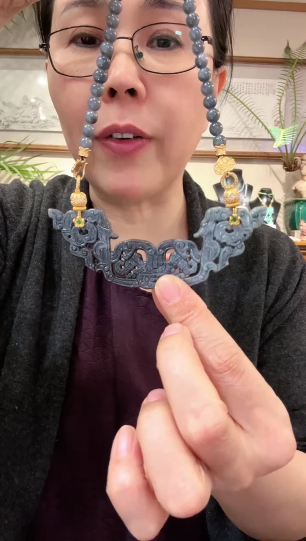 【闪购商品】翡翠颈饰未镶嵌国风