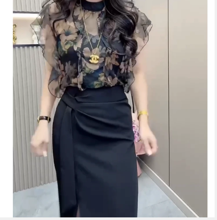 2025夏季时尚潮流百搭精品女装彩2213